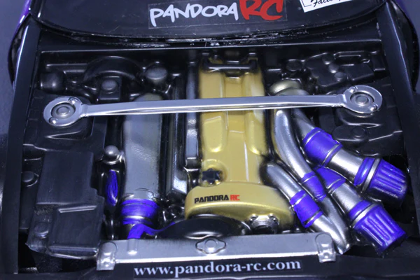 Engine Set (SR / RB / FA) 1-10 Lexan Clear Motor Bay (Set of 3) [Pandora] PAI-801 - Image 6