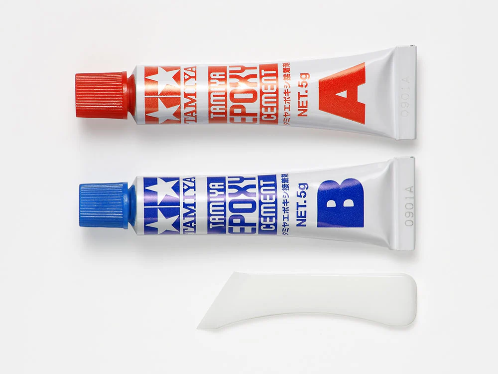 EPOXY CEMENT (2 PART) with SPREADER [Tamiya] 87100