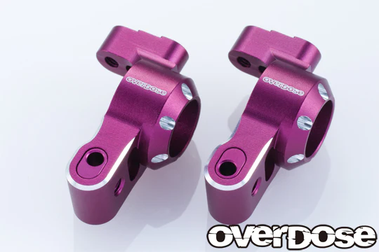 ES Aluminum Rear Upright (Rear Knuckles) (For GALM series) RED PURPLE BLACK [Overdose] OD2897 OD2898 OD2899 - Image 3