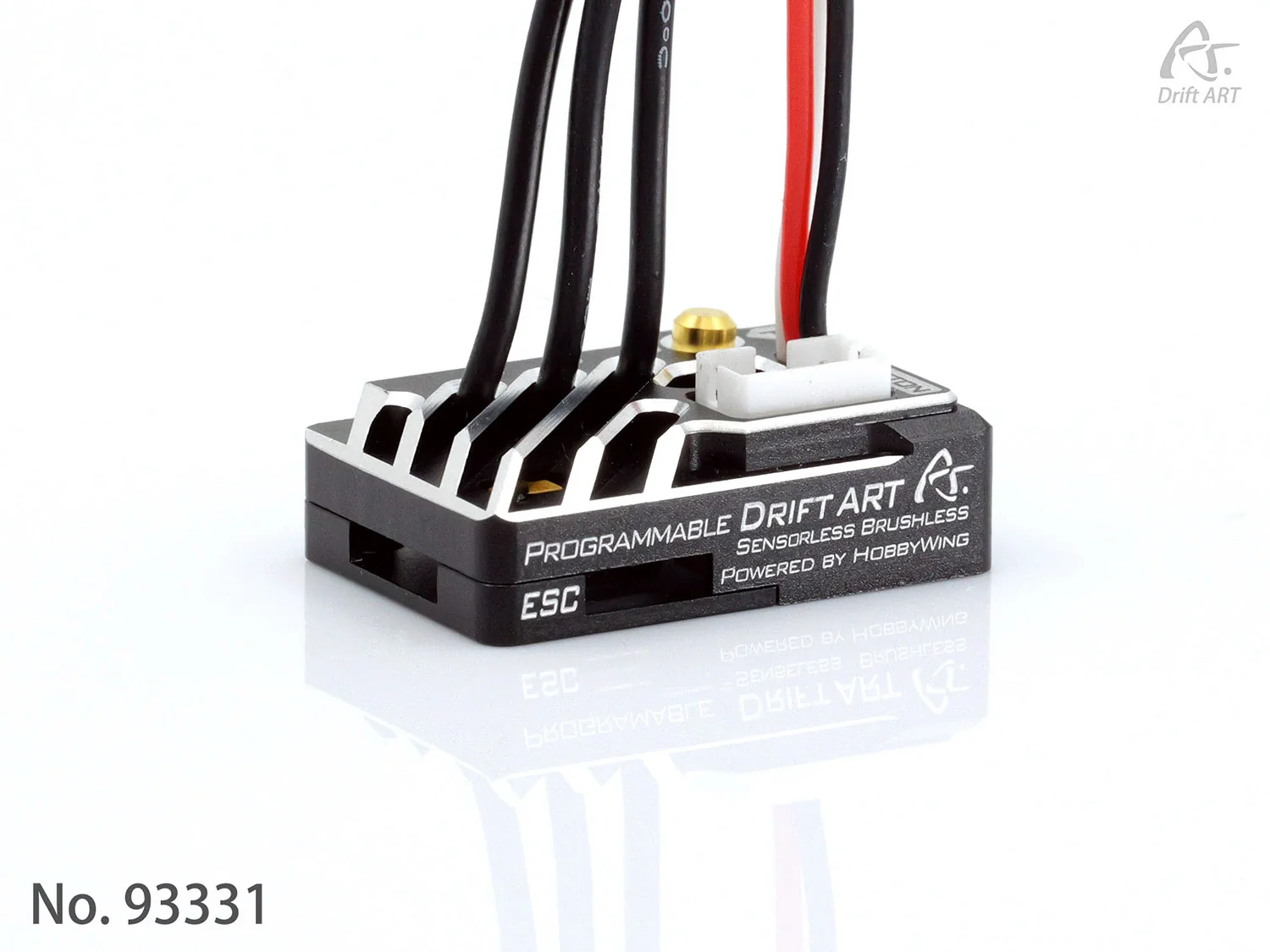 ESC With Program Buttom Sensorless Brushless for 1/28 1/24 [Drift Art] 93331