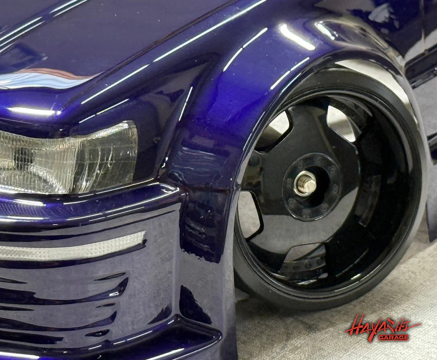 EURO (BIPPU) VIP Dish Style 1-10 Rims 8mm - Chrome Metallic Silver Gloss Black [Hayashi Garage] - Image 7