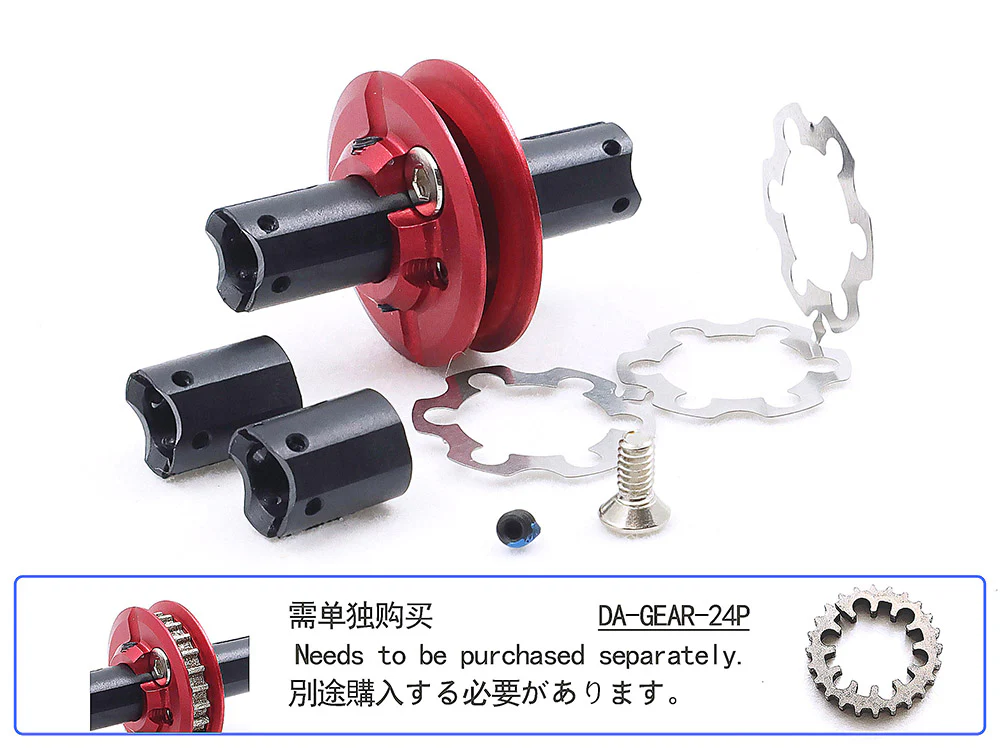 EX-Axle PEEK Version DRIFT ART 2.5 SE DA2 SX 1-28 RWD Drift Car Kit DRIFTART DA-AXLE-EXP - Image 6