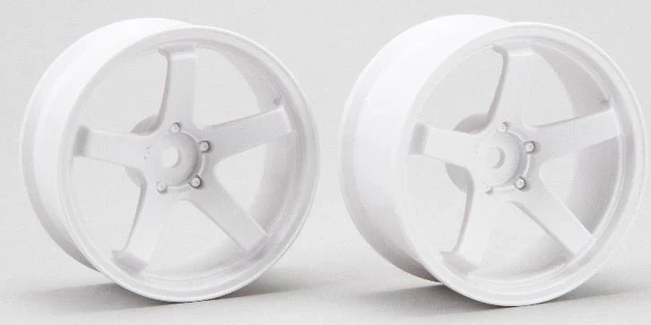 F23 - 5 Spoke - White - High Traction - Rims (5mm - 7mm) [Shibata] DR-SW05FWH DR-SW07FWH - Image 4