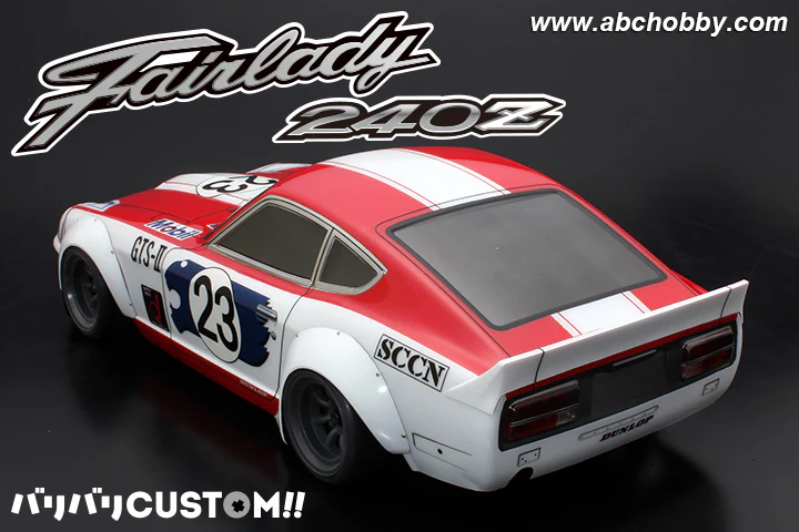 Fairlady Z Nissan Datsun 240z S30 RACING CUSTOM 1-10 Drift Body Set [ABC Hobby] 67197 - Image 2