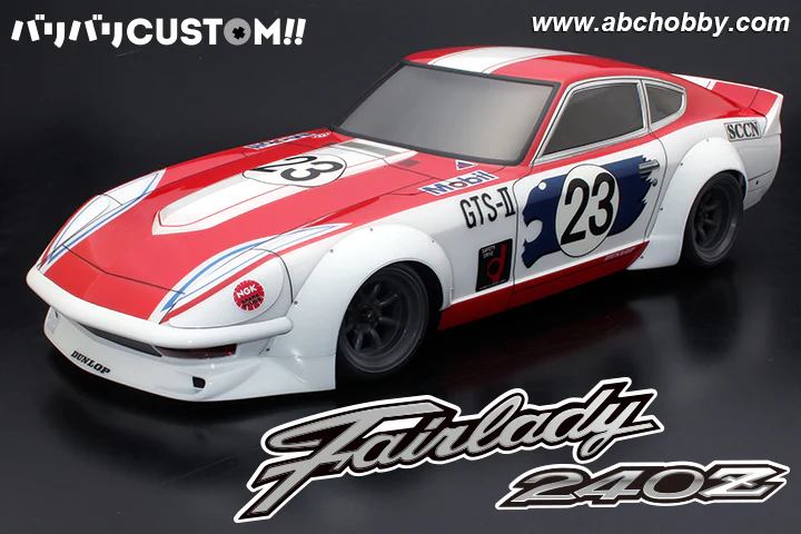 Fairlady Z Nissan Datsun 240z S30 RACING CUSTOM 1-10 Drift Body Set [ABC Hobby] 67197 - Image 3