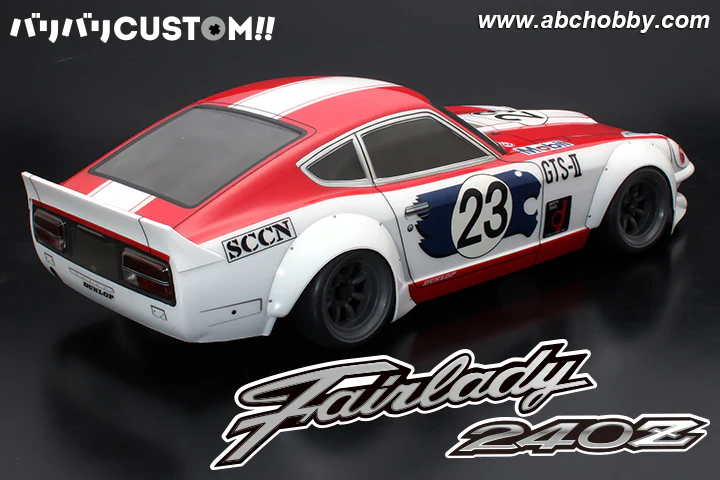 Fairlady Z Nissan Datsun 240z S30 RACING CUSTOM 1-10 Drift Body Set [ABC Hobby] 67197 - Image 4