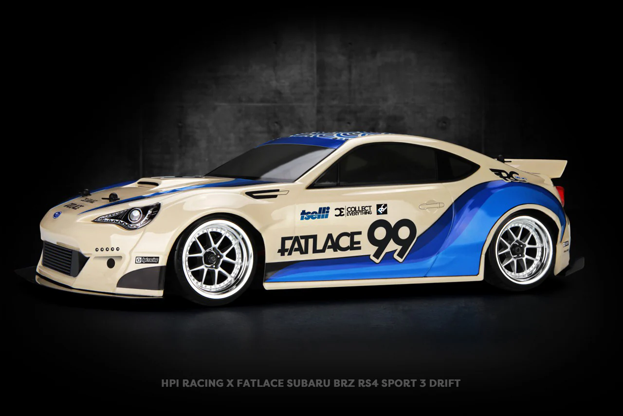 Fatlace x HPI Collaboration Subaru BRZ Rocket Bunny 1-10 CLEAR Body Set - [HPI] HPI115332  Illest Scion FRS FT86