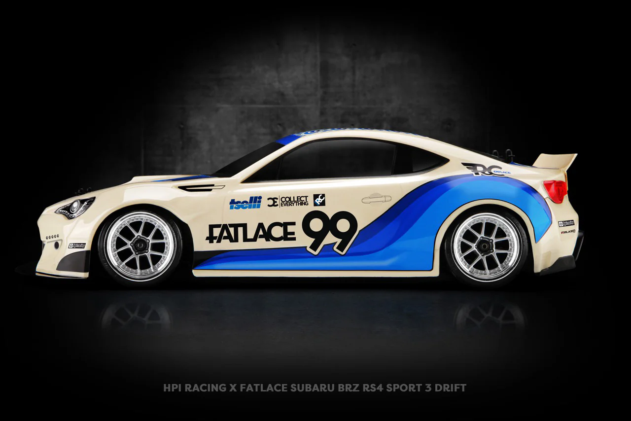 Fatlace x HPI Collaboration Subaru BRZ Rocket Bunny 1-10 CLEAR Body Set - [HPI] HPI115332  Illest Scion FRS FT86 - Image 3