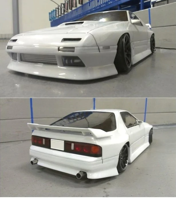 FC3S RX-7 AERO KIT SET + LIGHT BUCKETS FOR TOPLINE (TB-004) 1-10 RX7 Body Set [Topline] TP-163SET - Image 3