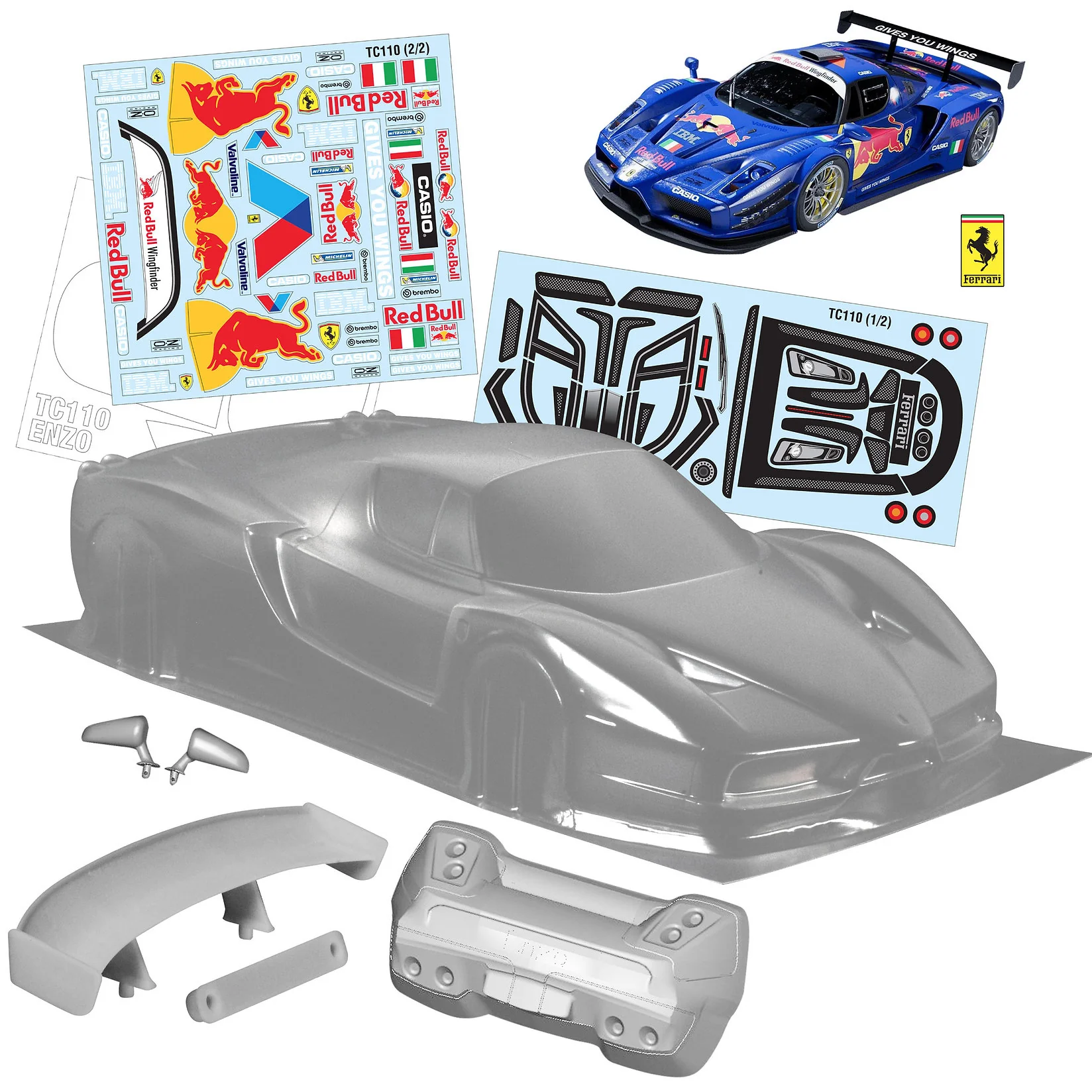 Ferrari ENZO 1-10 Body Shell [Quality RC] QRC-ENZO - Image 2
