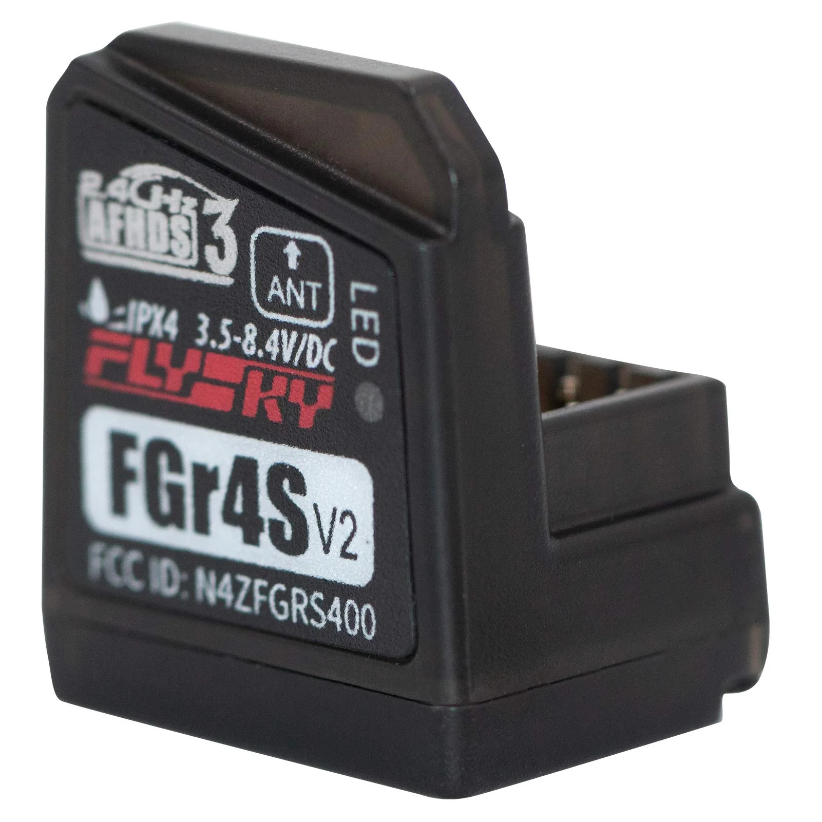FGr4S V2 Receiver, 2.4GHz 4CH AFHDS 3 Remote Control Receiver for NB4 [FLYSKY] FGR4S