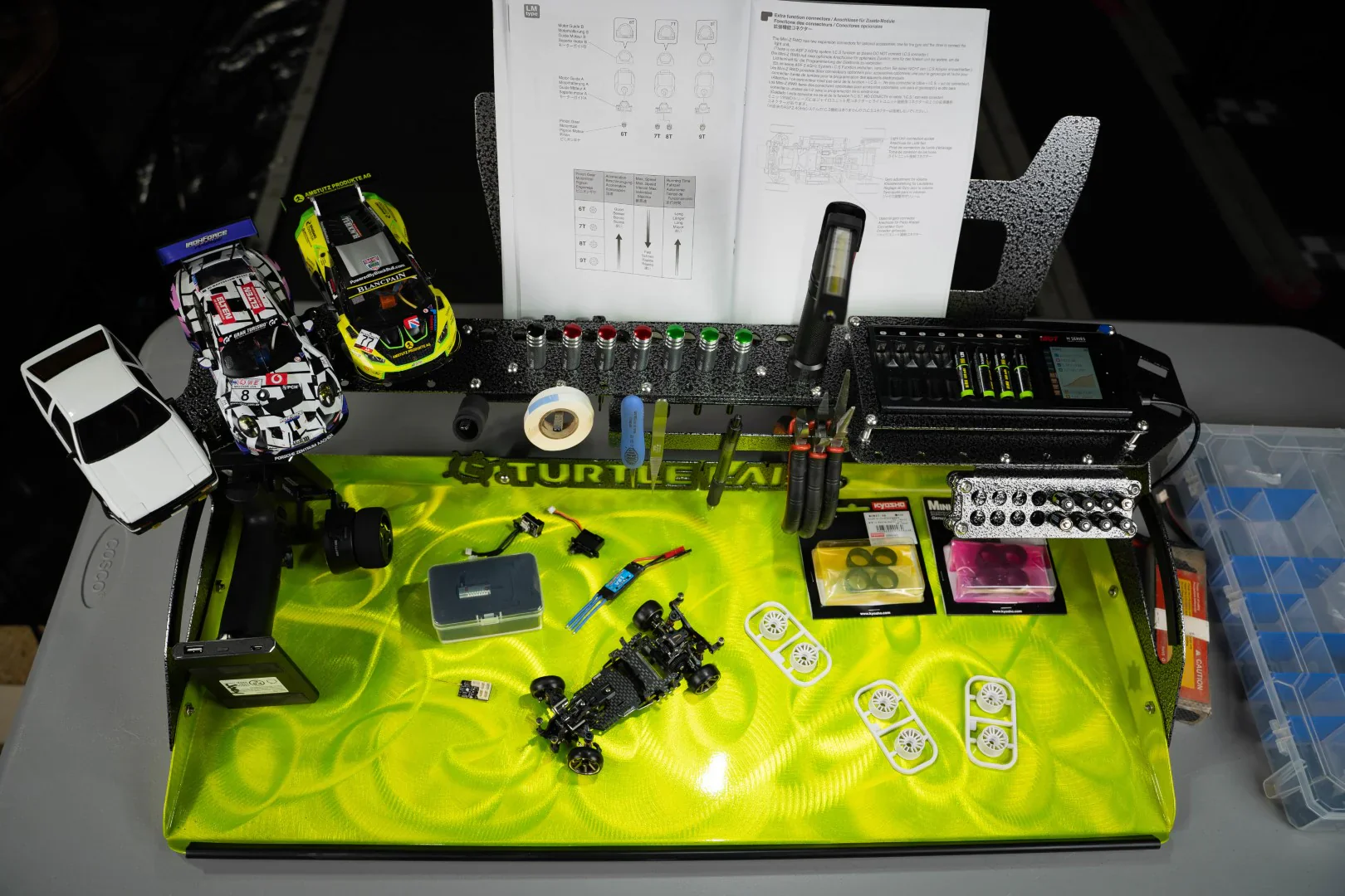 Field Bench - 1/28 Scale RC Pit Workstation for Kyosho Mini Z and Similar [Turtle Labs] - Image 4