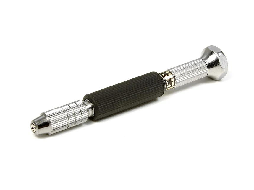 Fine Pin Vise D (0.1-3.2mm) (hand drill) [Tamiya] 74112