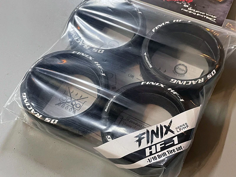 FINIX HF-1 Friction HF Series 1-10 Drift Tire (4-Pack) [DS Racing] FI-HF1SE
