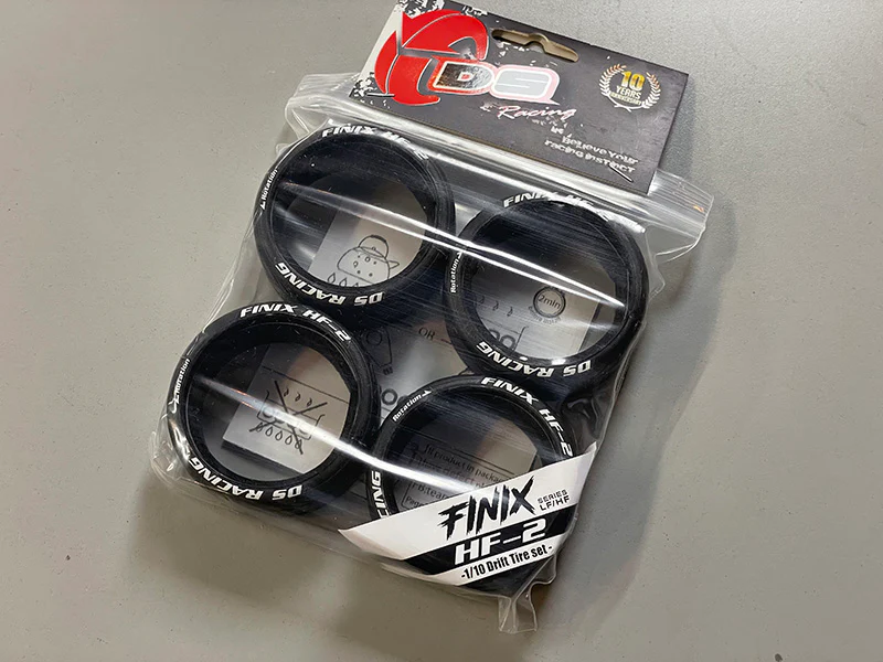 FINIX HF-2 Friction HF Series 1-10 Drift Tire (4-Pack) [DS Racing] HF-2SE