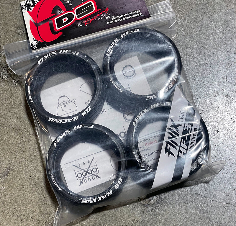 FINIX HF-3 Friction HF Series 1-10 Drift Tire (4-Pack) [DS Racing] HF-3SE