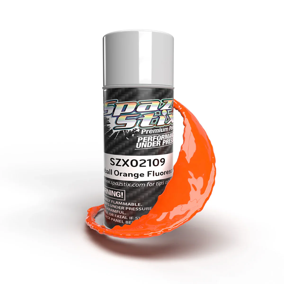 FIREBALL ORANGE FLUORESCENT Polycarbonate Spray Paint [Spaz Stix] SZX02109