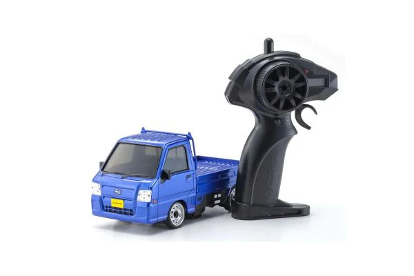 First Mini-Z 1-28 BLUE Subaru Sambar Kei Truck RTR (Ready to Run) [KYOSHO] 66607BL