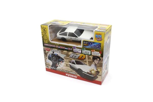 First Mini-Z 1-28 Initial D Toyota Sprinter Trueno AE86 RTR (Ready to Run) Takumi Fujiwara [KYOSHO] 66601L - Image 6