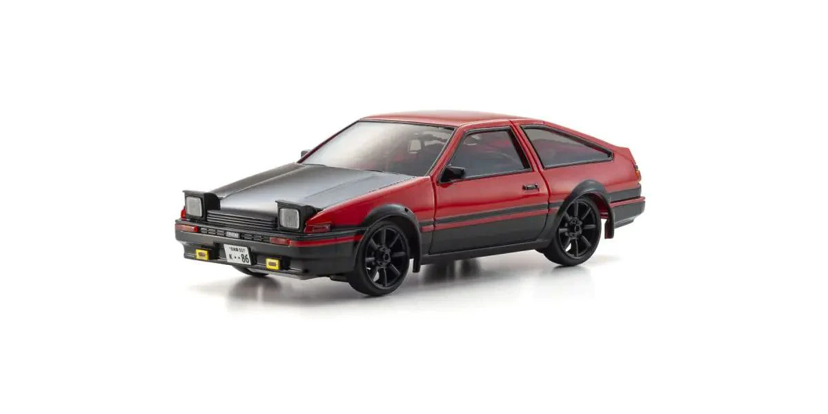 First Mini-Z 1-28 RED PANDA Toyota Sprinter Trueno AE86 RTR (Ready to Run) [KYOSHO] 66613A - Image 3