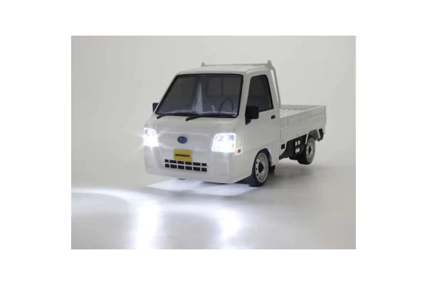 First Mini-Z 1-28 WHITE Subaru Sambar Kei Truck RTR (Ready to Run) [KYOSHO] 66607 - Image 2