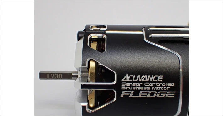 FLEDGE Forced Air-Cooled Brushless Motor for 1-10 RC CAR - 13.5T 10.5T 15.5T- Produced By ACUVANCE Japan - Image 2
