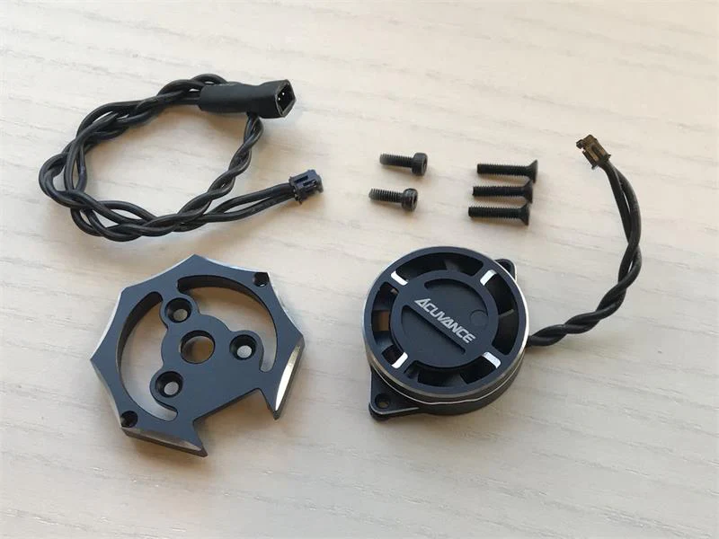 FLEDGE Motor Replacement COOLING FAN and Cover Set ( BLACK RED PURPLE )  [Acuvance] 60590 60591 60592