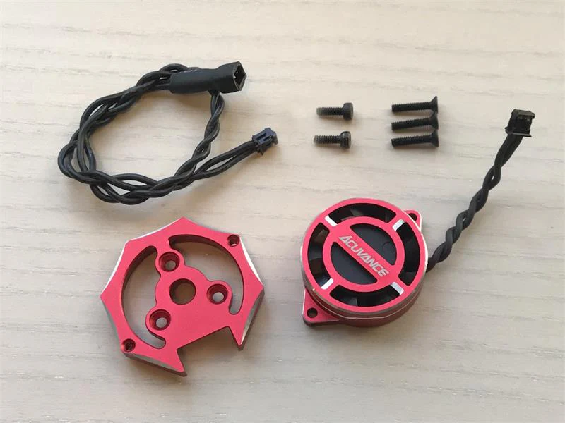 FLEDGE Motor Replacement COOLING FAN and Cover Set ( BLACK RED PURPLE )  [Acuvance] 60590 60591 60592 - Image 2