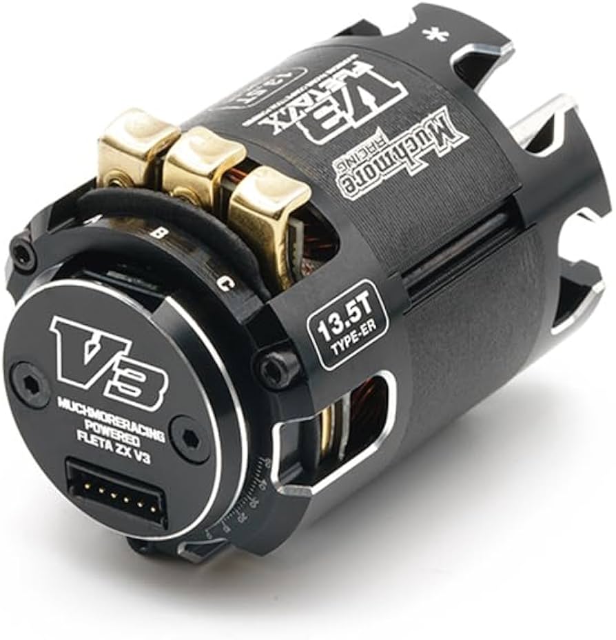 FLETA Zx V3 13.5T Brushless Motor [Much More Racing] MR-V3ZX135ERTM - Image 2