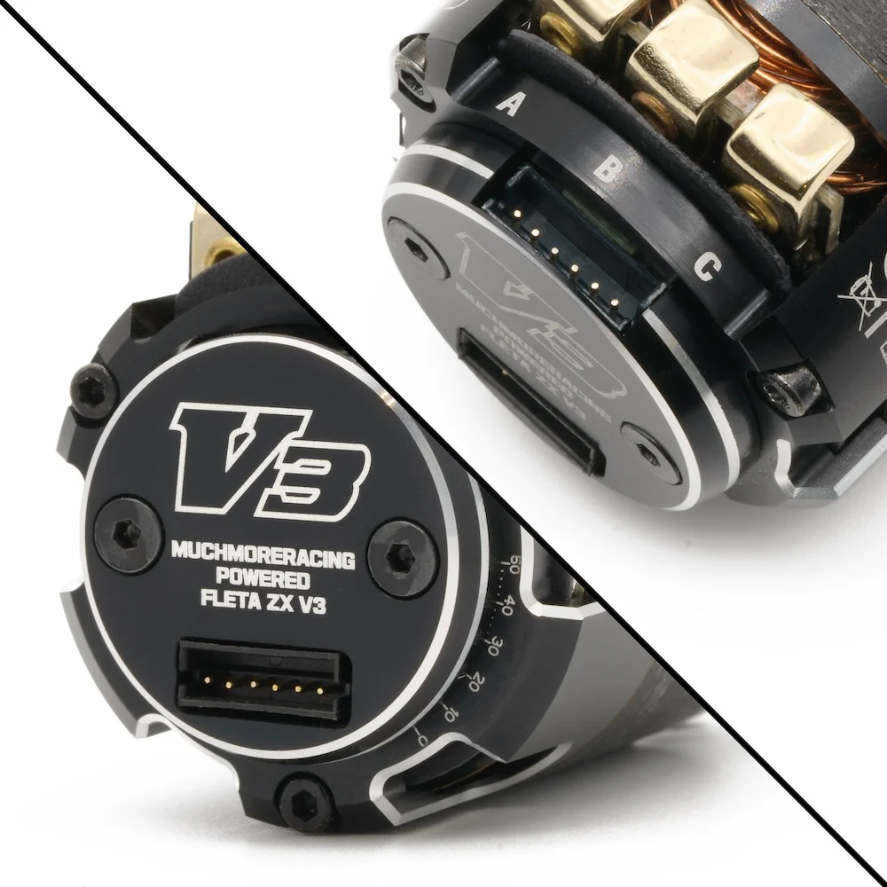 FLETA Zx V3 13.5T Brushless Motor [Much More Racing] MR-V3ZX135ERTM - Image 4