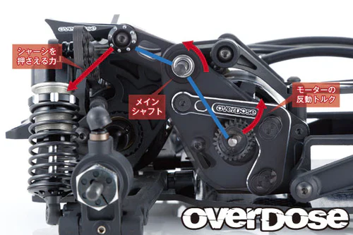 Floating Motor Mount FMMS for GALM [OVERDOSE] OD2488b - Image 6