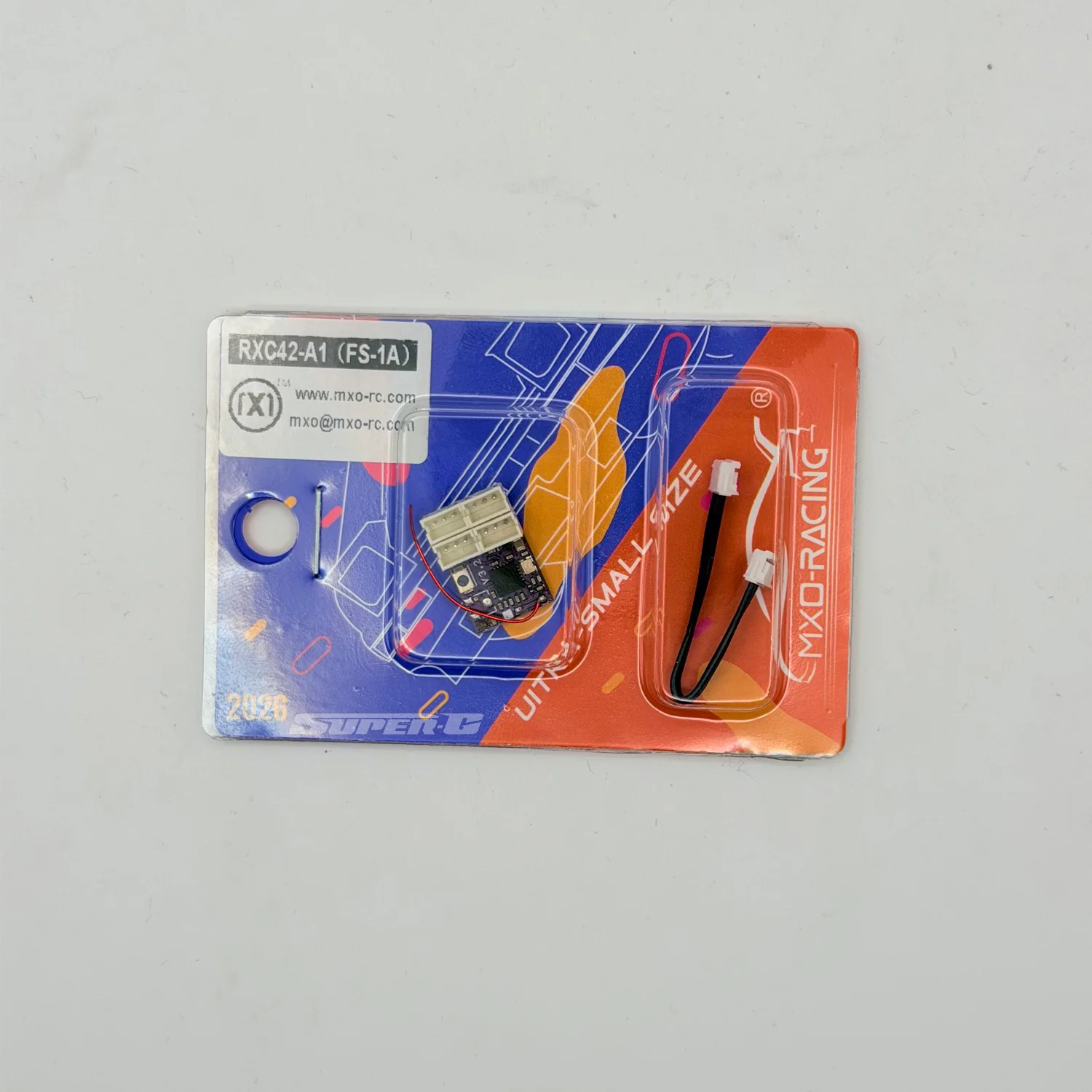 FLYSKY AFHDS Compatible 4 Channel MICRO WIRELESS (Internal Antenna) Receiver For 1-24 1-28 [MXO RACING] RXC42-A1 - Image 2
