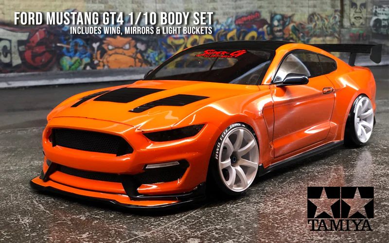 Ford Mustang GT4 (2018) 1-10 Body Set [Tamiya] 51614
