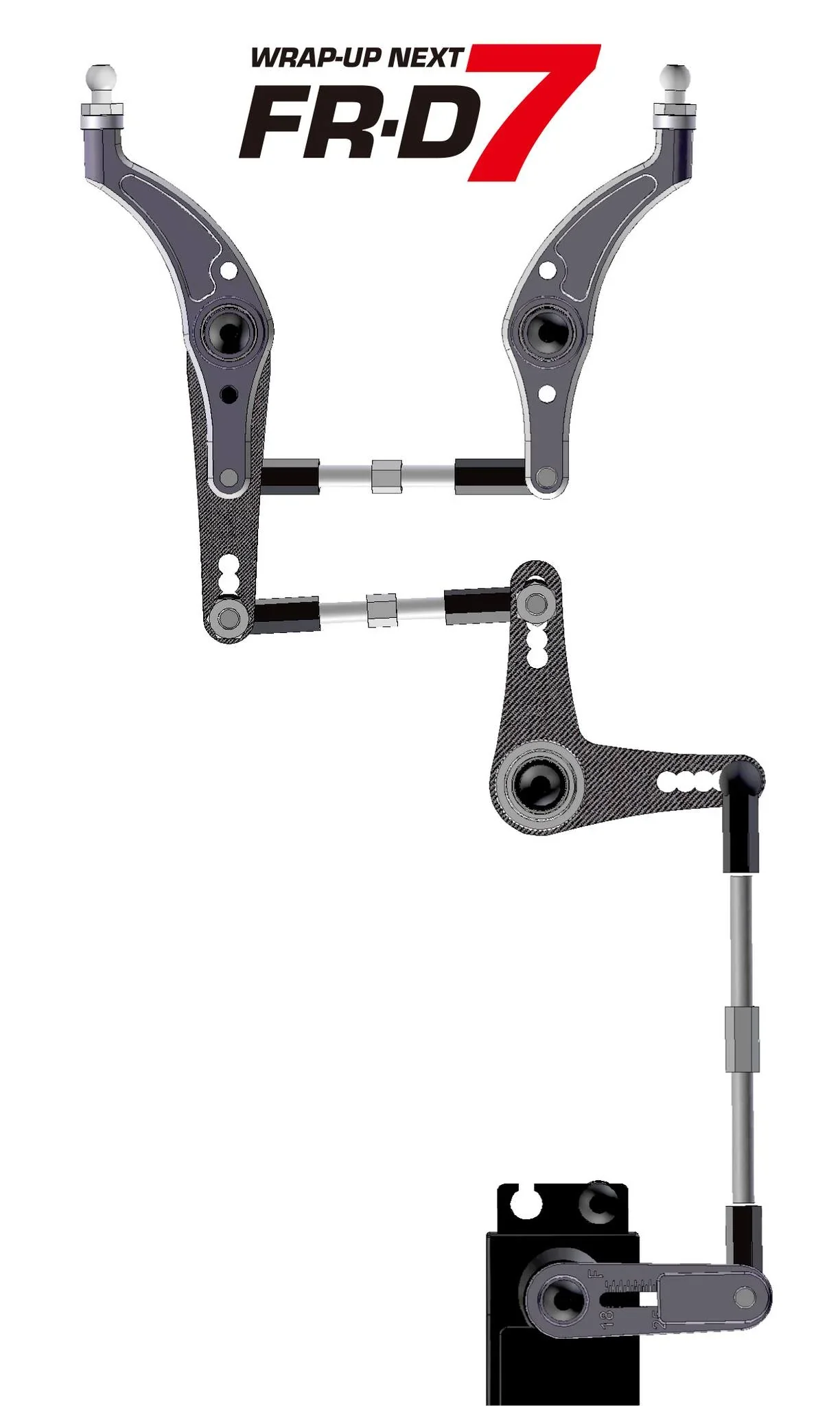 PREORDER: FR-D7 CORE KIT - Black Purple Red 1-10 RWD Adjustable Wheelbase Car GEN 7 FRD 7 [Wrap Up Next] 0858-FD 0859-FD 0860-FD - Image 7