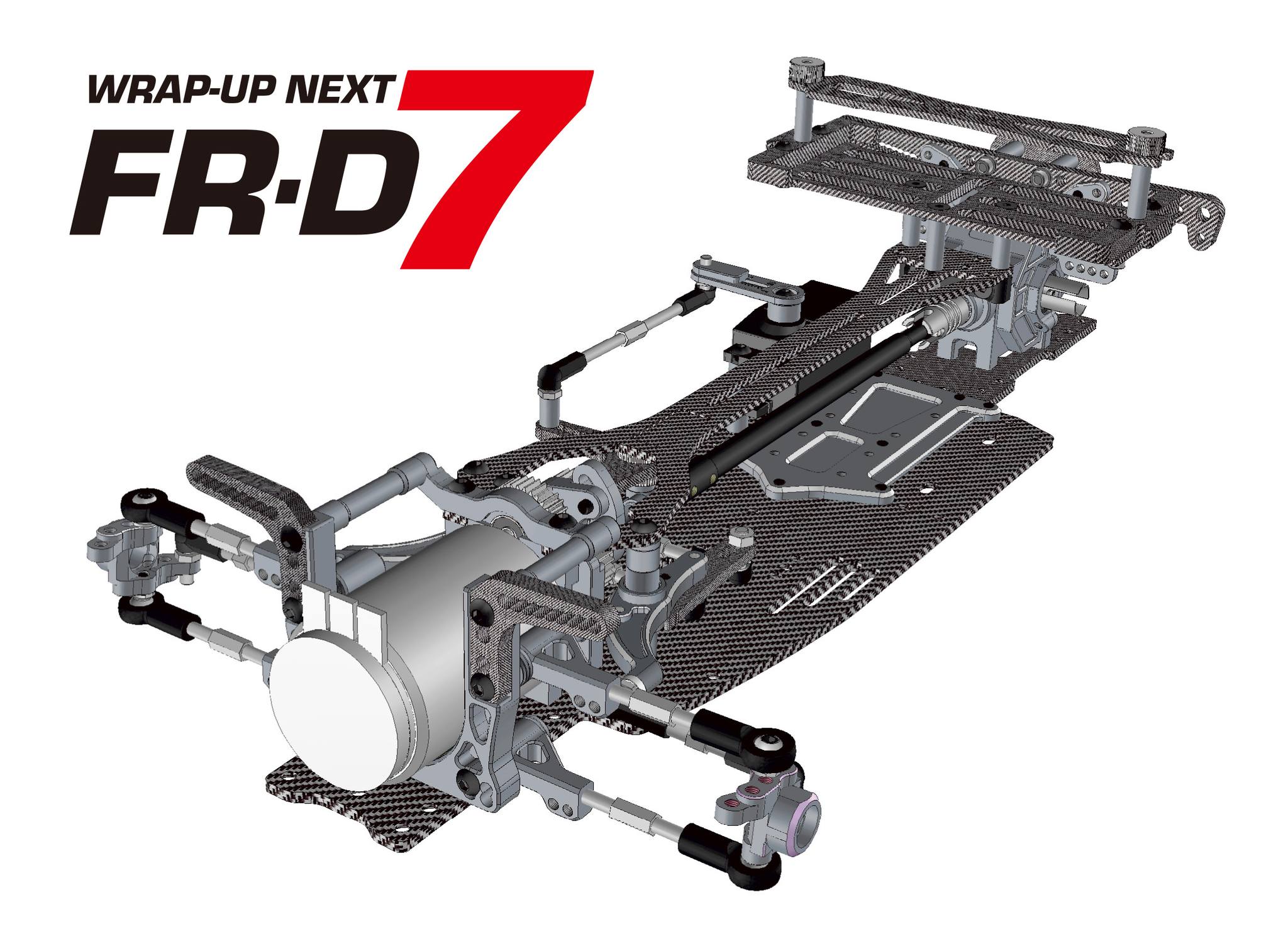 PREORDER: FR-D7 CORE KIT - Black Purple Red 1-10 RWD Adjustable Wheelbase Car GEN 7 FRD 7 [Wrap Up Next] 0858-FD 0859-FD 0860-FD - Image 9