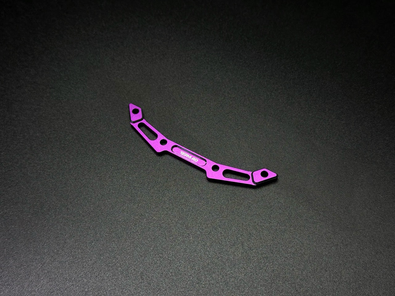 FRONT ALUMINUM BODY POST MOUNT BRACE - BLACK RED PURPLE [Team AD] AD-9041R AD-9041B AD-9041P - Image 3