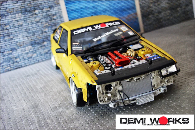 Front Bumperless Core Support Toyota AE86 - KE70 [Demi Works] DWAE86FB