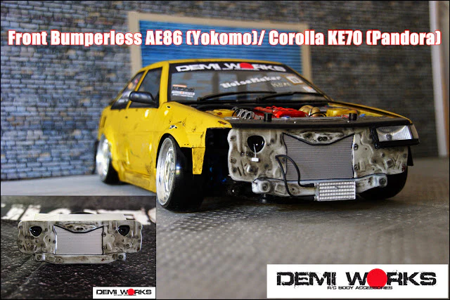 Front Bumperless Core Support Toyota AE86 - KE70 [Demi Works] DWAE86FB - Image 2