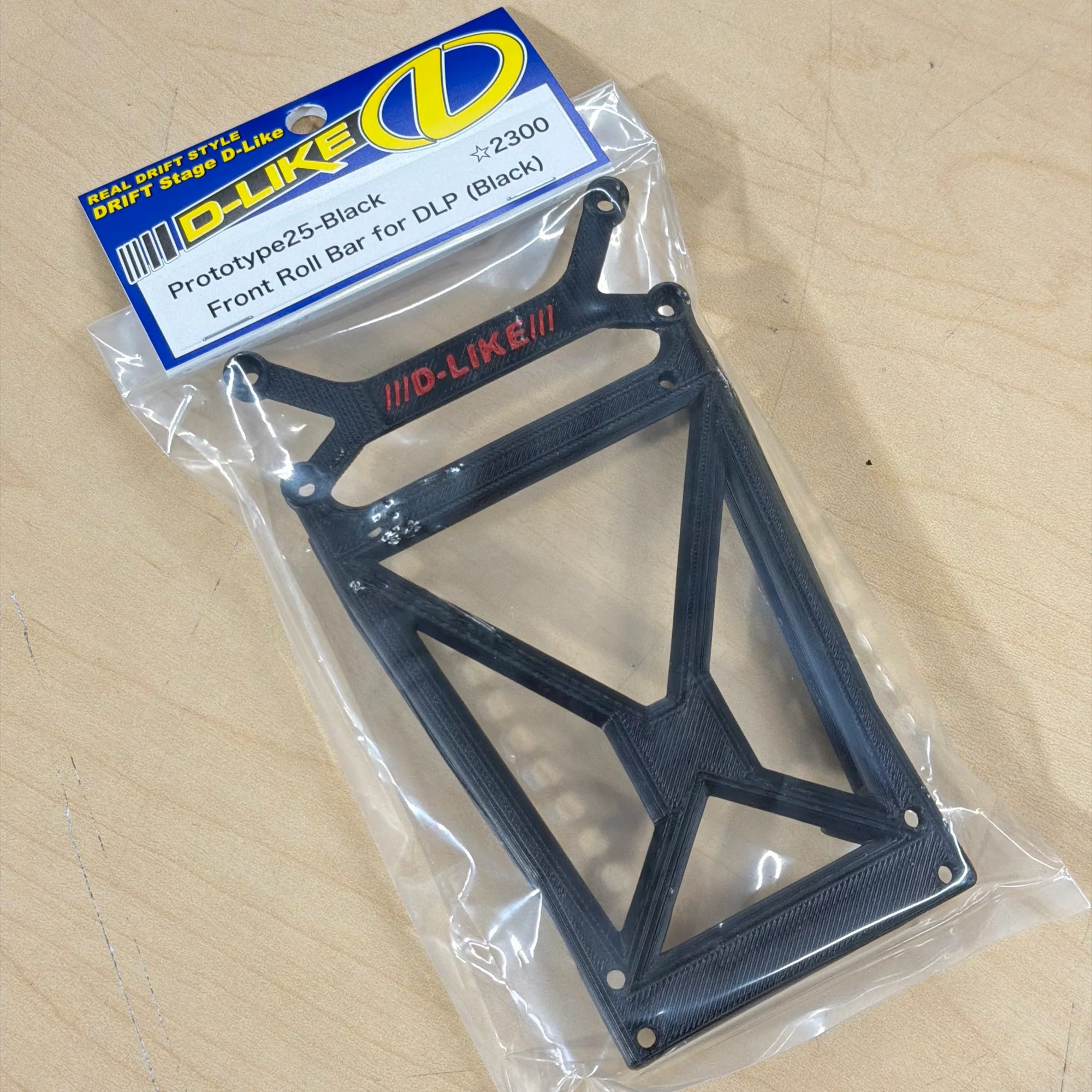 DLP Front Roll Bar BLACK Upper Deck Mount for LP-86 w Strut Set [D-LIKE] DLP-OP01 - Image 2