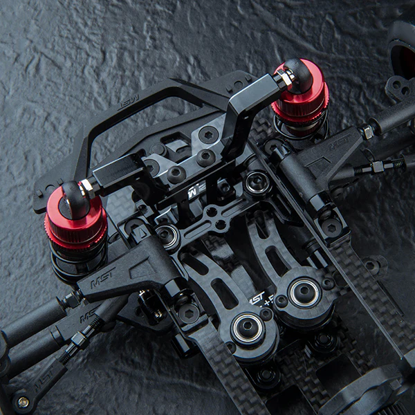 FRX Aluminum Front Upper Arm Set (BLACK) FRX [MST] 210711BK - Image 2
