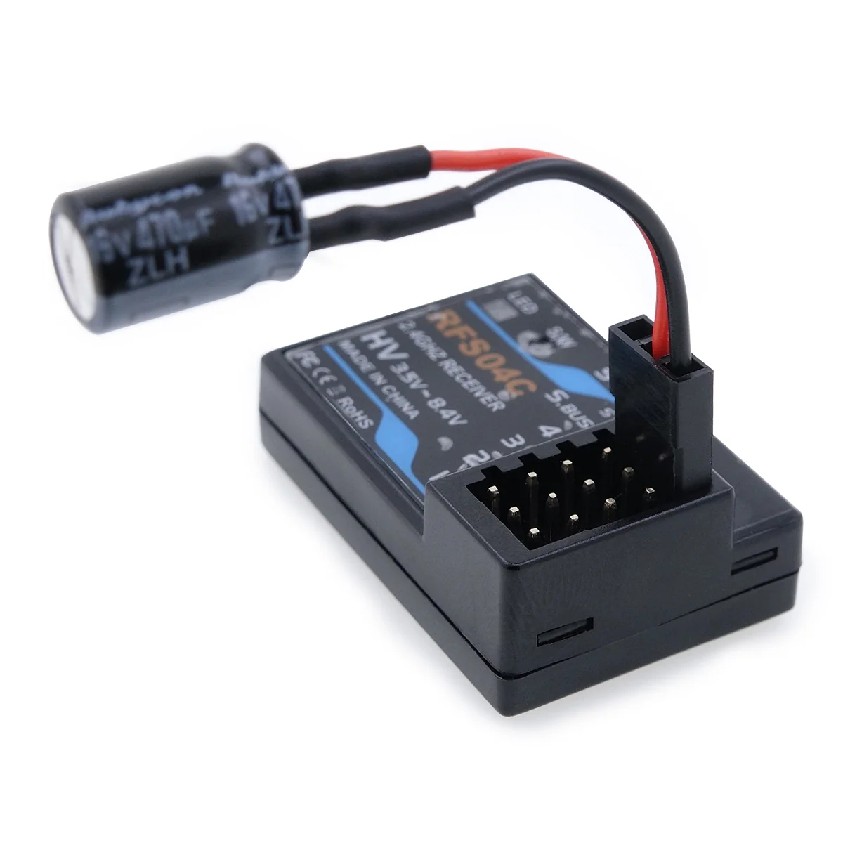 Futaba Compatible S-FHSS 4CH SBUS Dual Antenna Receiver Module  / TM-FH RF [AGFRC] RFS04C - Image 2