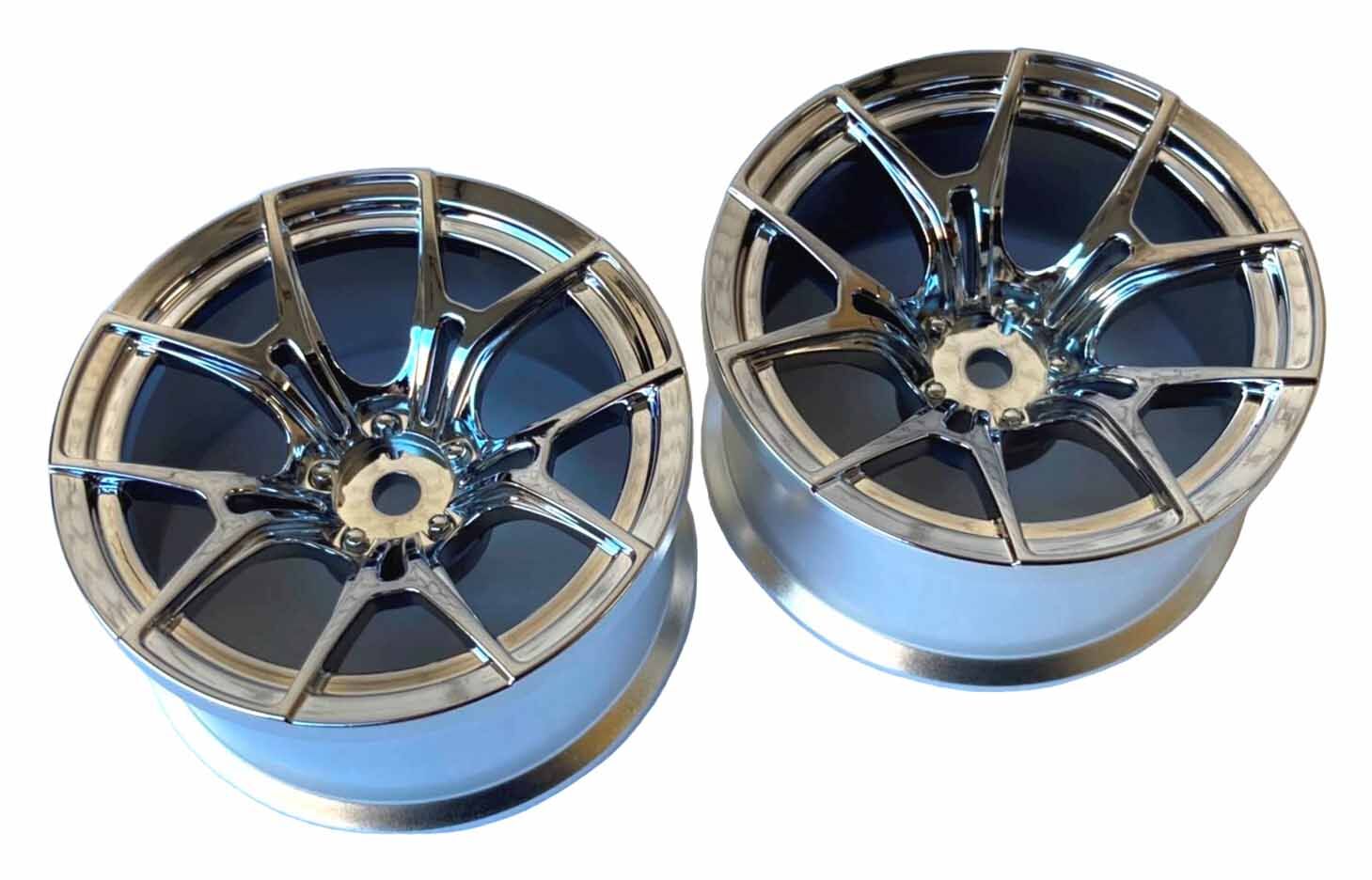 FX SPORT CHROME SILVER (6 - 8) [Topline RC] TDW-0614CS TDW-0814CS - Image 2