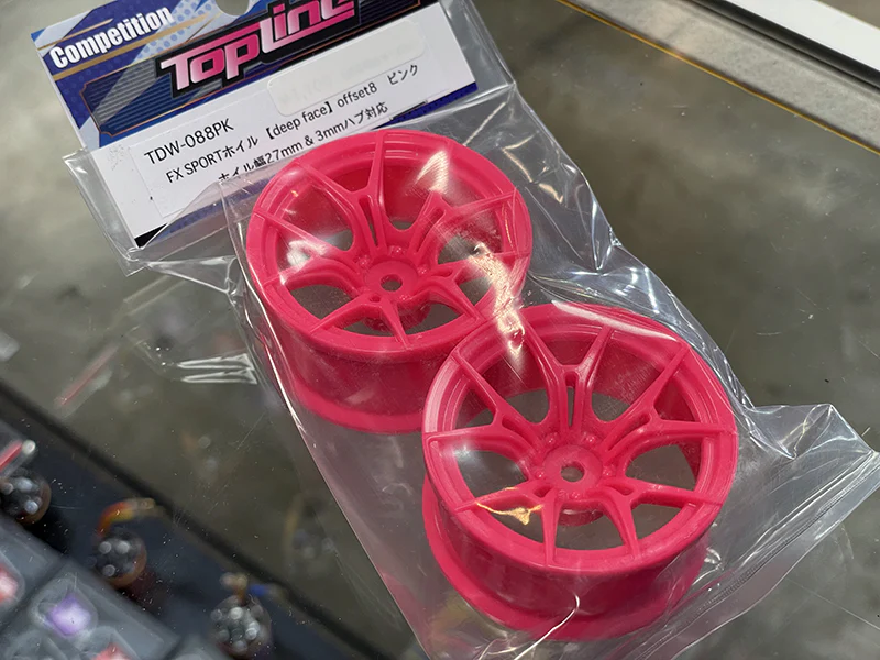 FX SPORT PINK 6mm / 8mm 1/10 RIMS [Topline RC] TDW-0614PK TDW-0814PK - Image 2