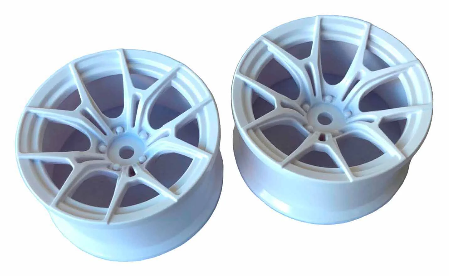 FX SPORT WHITE (6mm / 7mm / 8mm) 1/10 RIMS [Topline RC] TDW-0614WH TDW-0714WH TDW-0814WH - Image 2