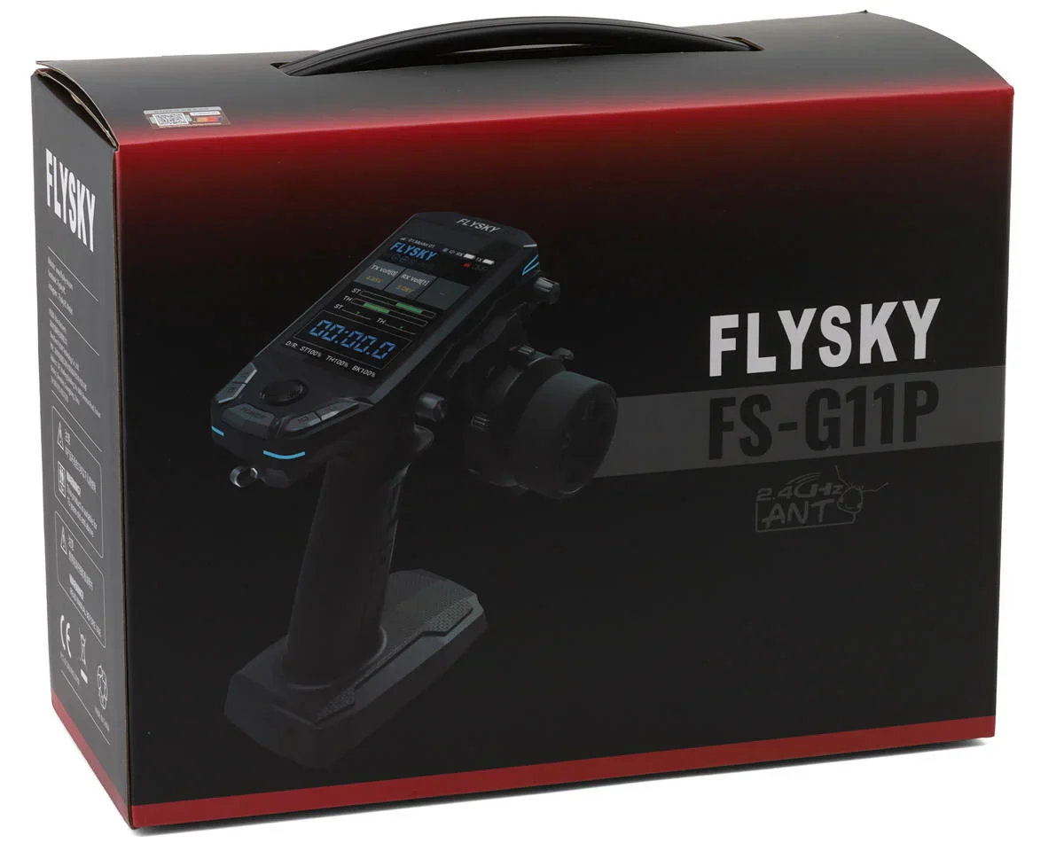 G11P ANT 11-Channel 2.4GHz Transmitter w/R11P Receiver COLOR LCD Screen [FLYSKY] FS-G11P - Image 2