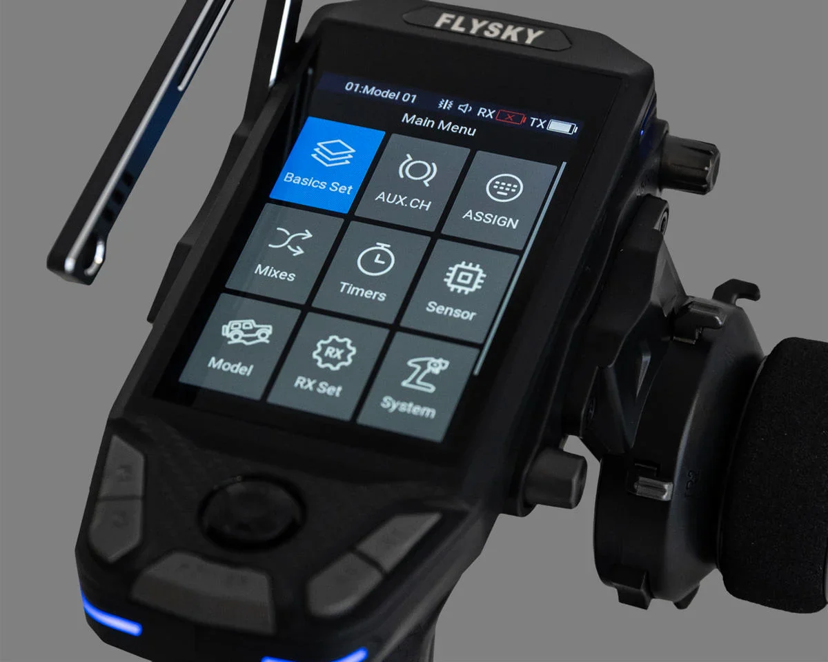 G11P ANT 11-Channel 2.4GHz Transmitter w/R11P Receiver COLOR LCD Screen [FLYSKY] FS-G11P - Image 7