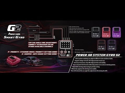 G2 SMART Drift RWD Gyro Black-SILVER Metal Housing [Power HD] G2(BLK) - Image 2