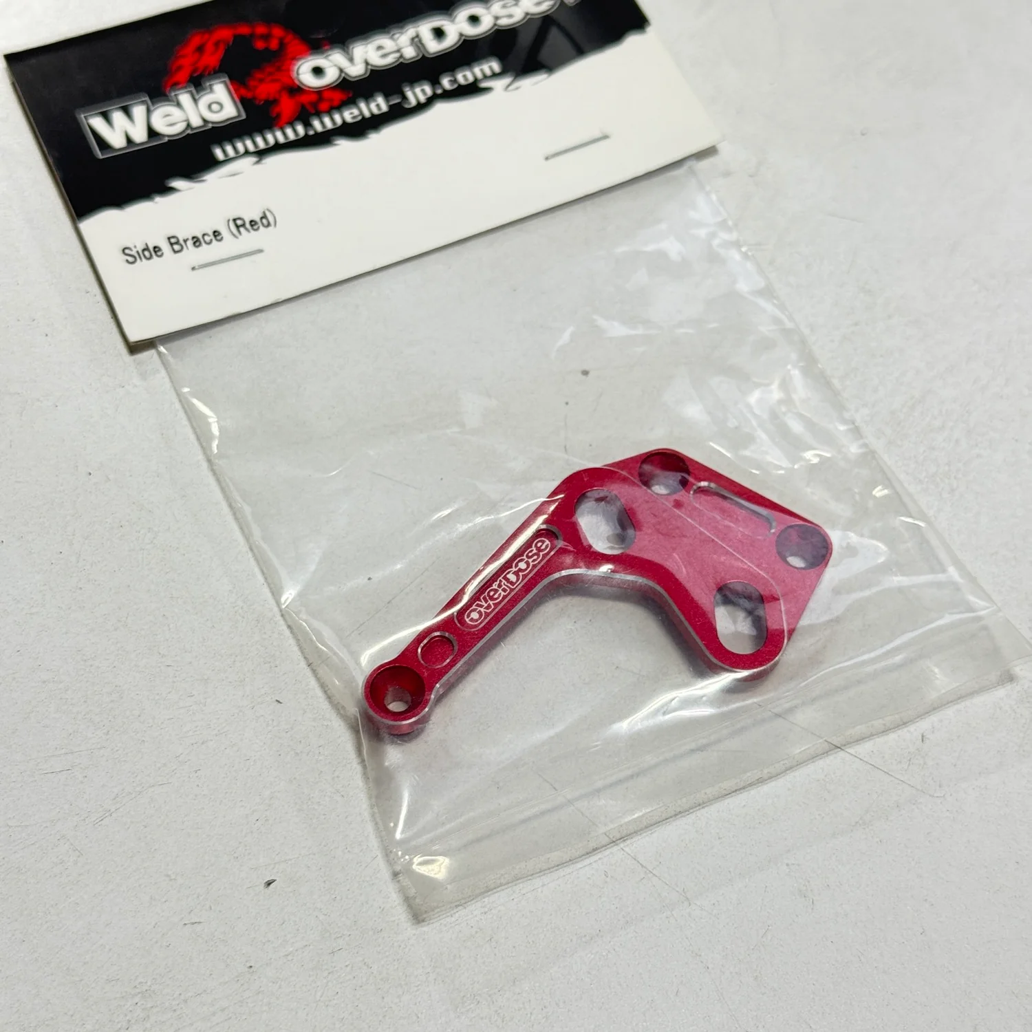 GALM Aluminum Anniversary Edition SIDE BRACE (Purple/ Red) Replacement [Overdose] - Image 2