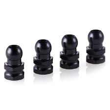 GALM Aluminum Shock Stand Off 4 pcs Black (Ball Nuts) [OVERDOSE] OD1966B