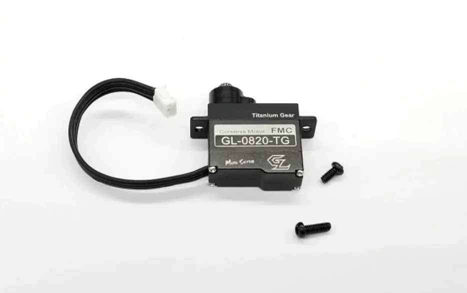 GL LOW PROFILE Titanium Gear Servo for GLR - GLA - GLF-1 &amp; GL-Rider (1-28) [GL Racing] GL-0820-TG